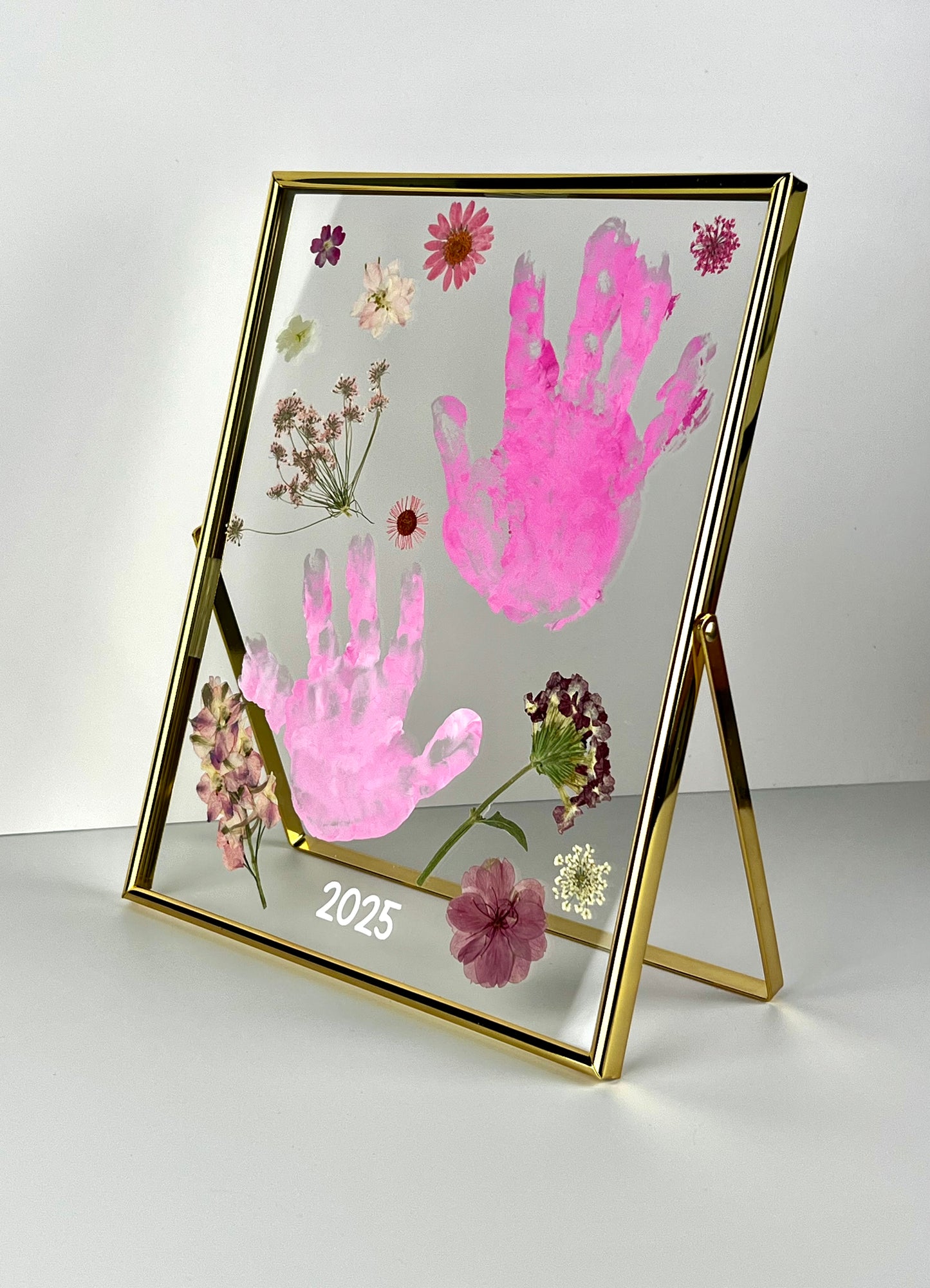 Pressed Flower Handprint Frame Kit