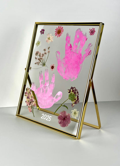 Pressed Flower Handprint Frame Kit