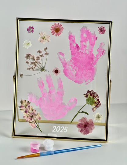 Pressed Flower Handprint Frame Kit